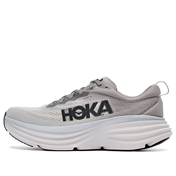 

Кроссовки bondi 8 2e wide 'shark grey' Hoka One One, серый