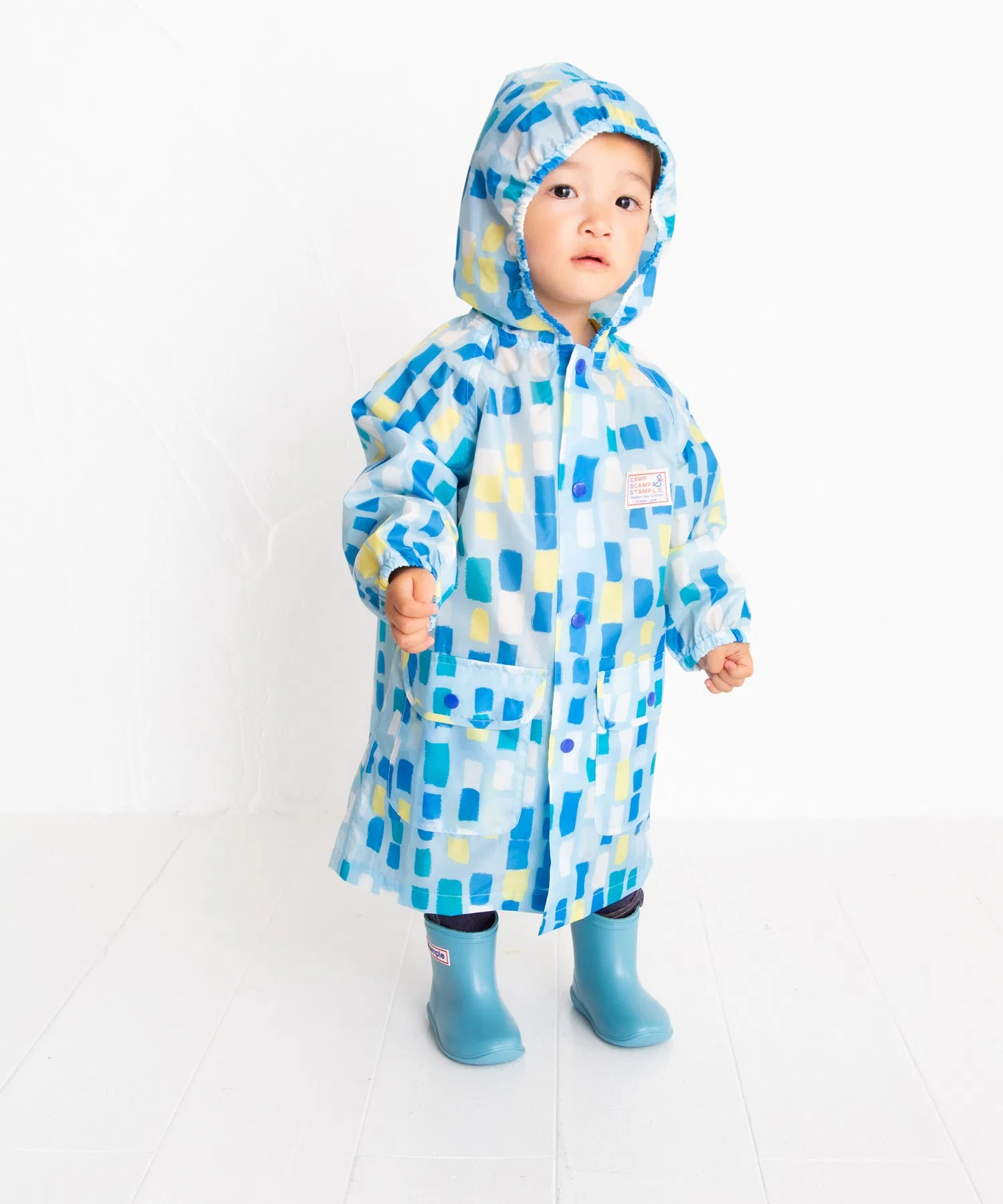 Детские резиновые сапоги stample миди розовые — фото 2