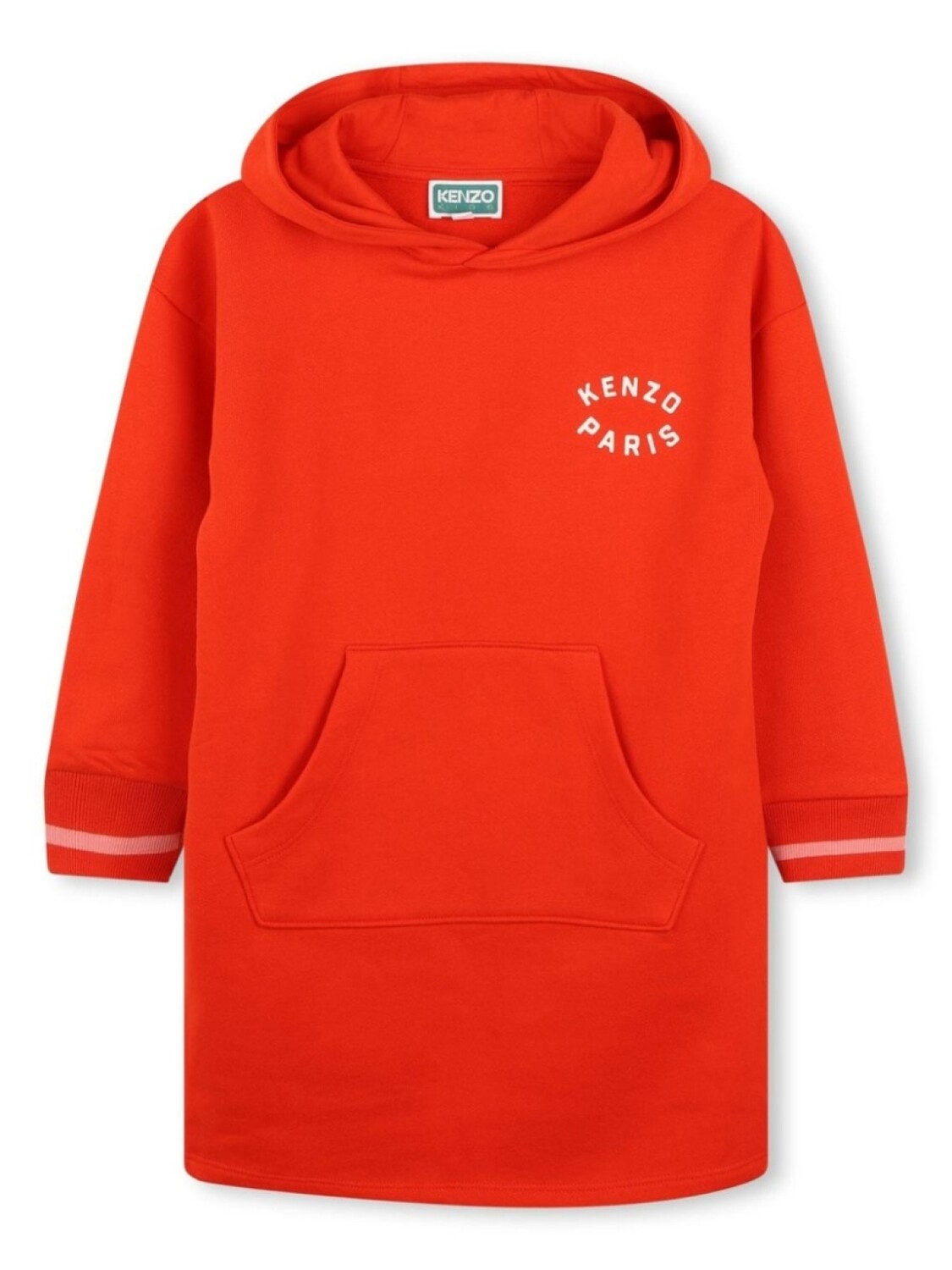

Kenzo Kids платье-худи с логотипом, красный