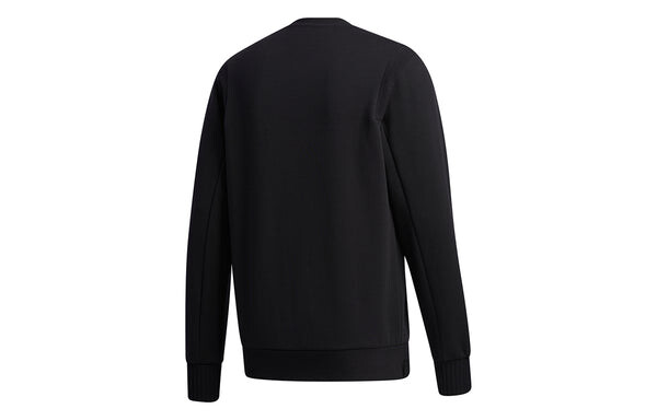 Толстовка wuji graphic sweatshirt 'black white' Adidas, черный — фото 2