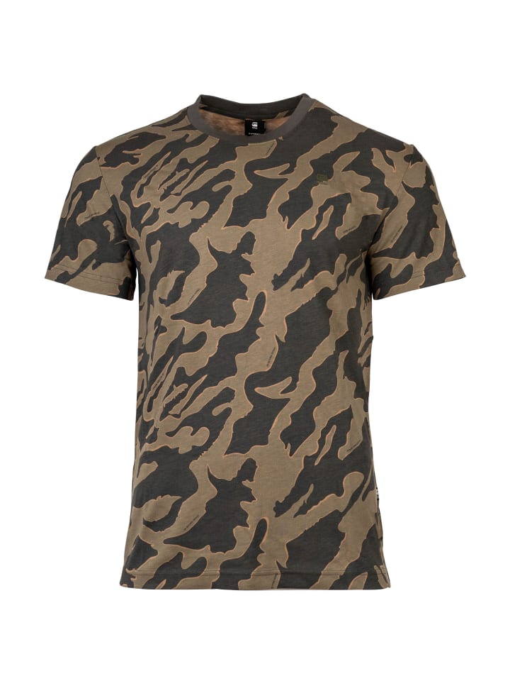 

Футболка, 1 шт., черно-зеленого цвета G-Star