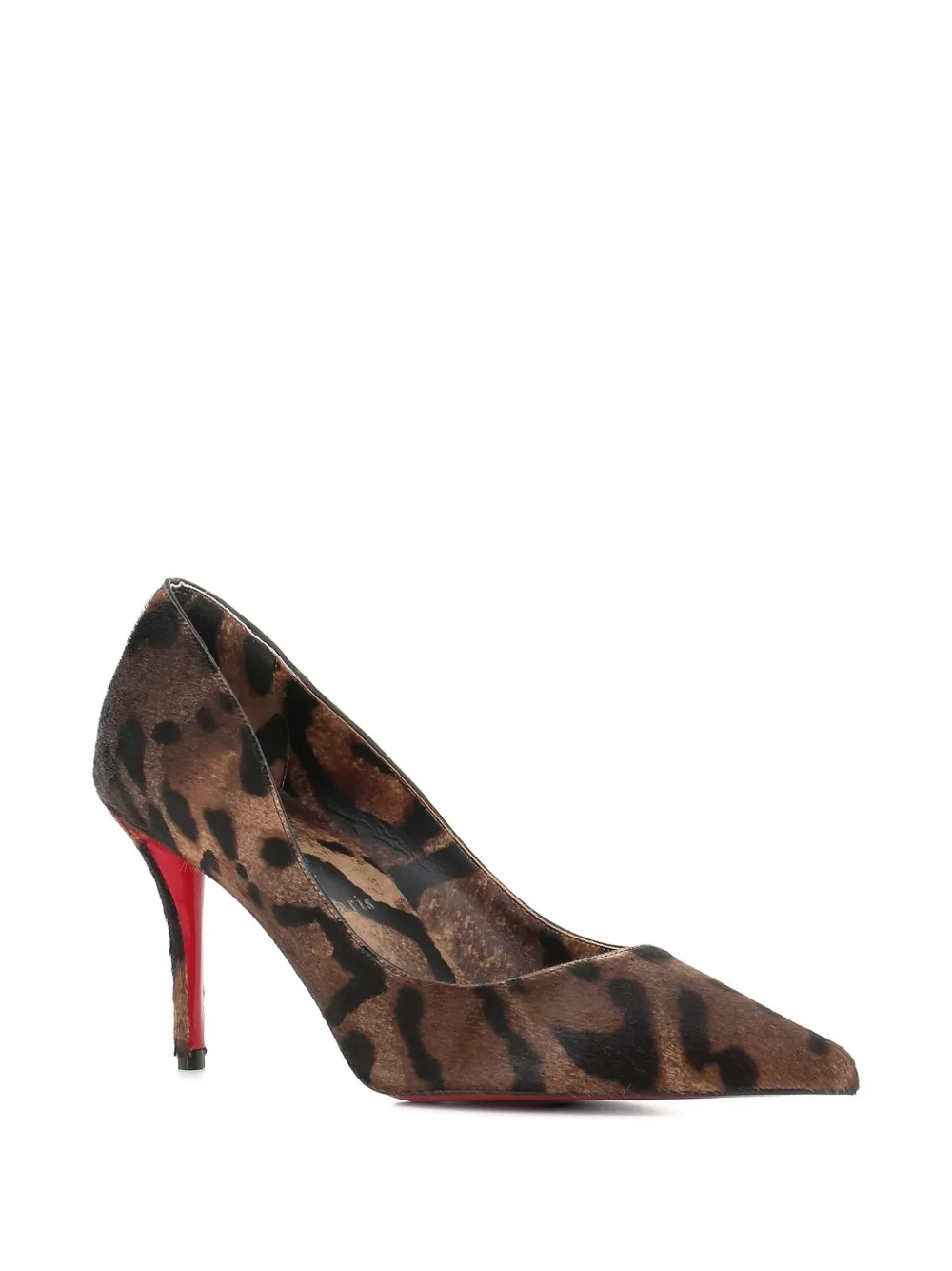 Туфли-лодочки на шпильке с леопардовым принтом Christian Louboutin, коричневый — фото 2