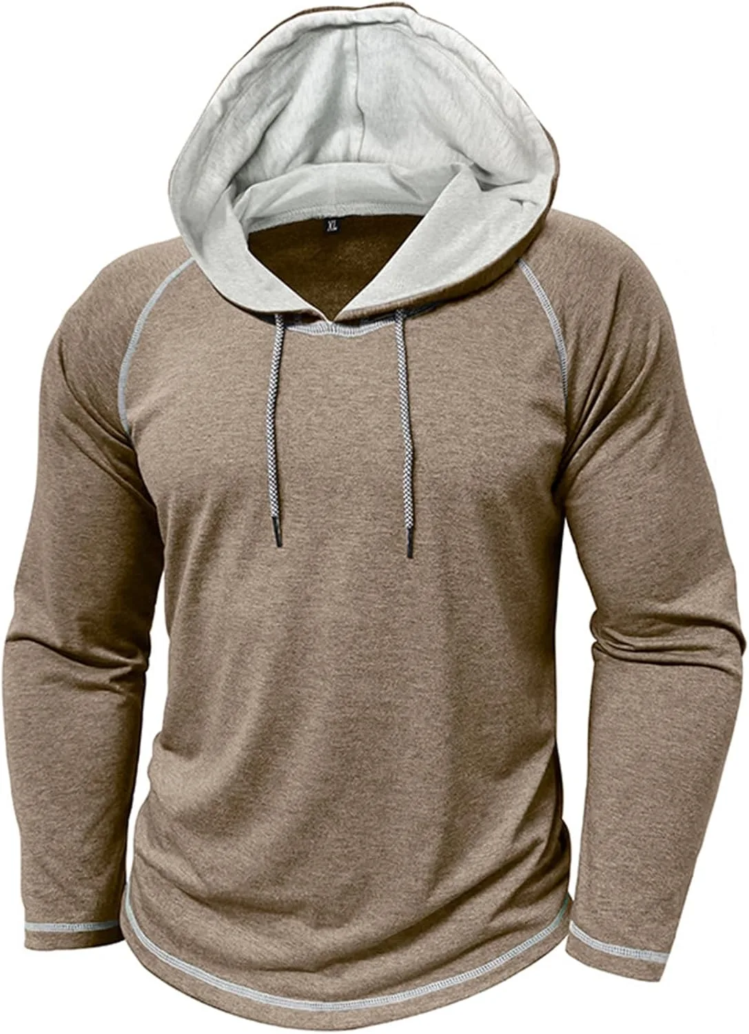 

Мужской худи для тренировок и повседневной носки, легкий, с капюшоном и шнурком