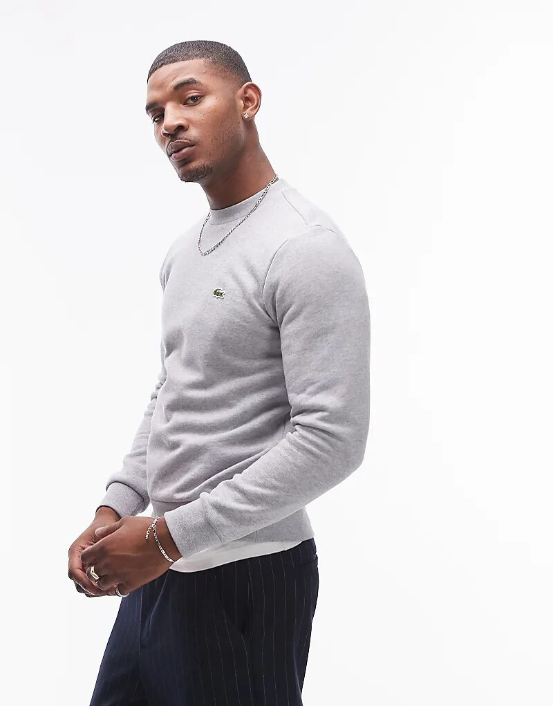 

Толстовка с логотипом essentials серого цвета Lacoste
