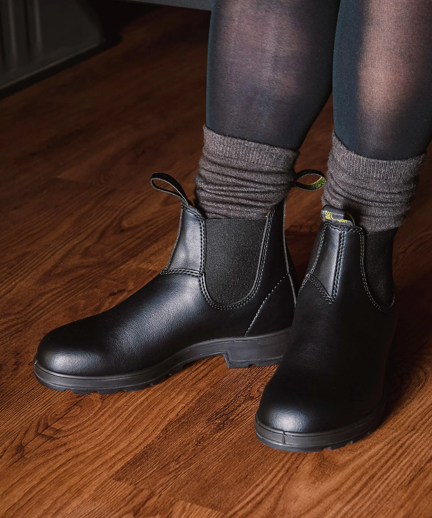 Унисекс непромокаемые ботинки Blundstone ORIGINALS VEGAN чёрные — фото 2