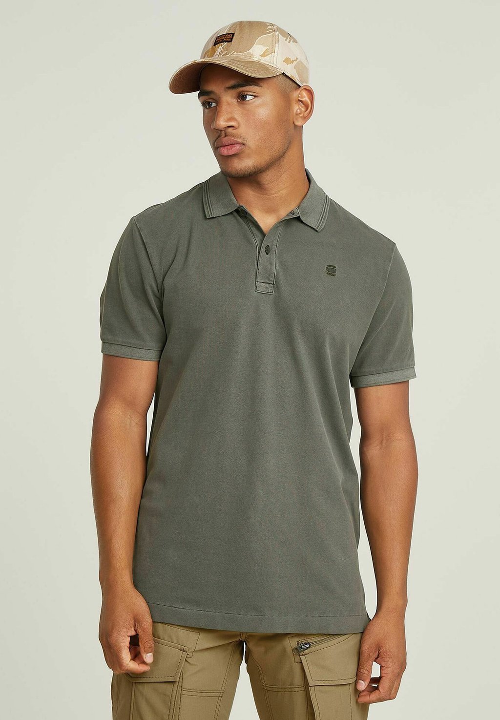 

Рубашка поло DUNDA OVERDYED G-STAR, зеленый