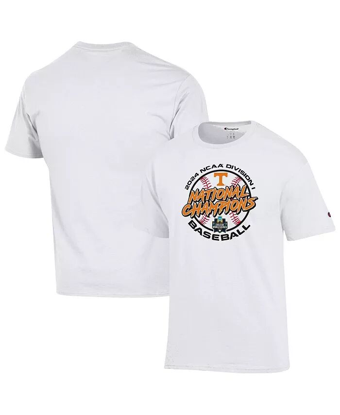 

Футболка мужская белая Tennessee Volunteers 2024 NCAA Men's Baseball College World Series Champions для раздевалки