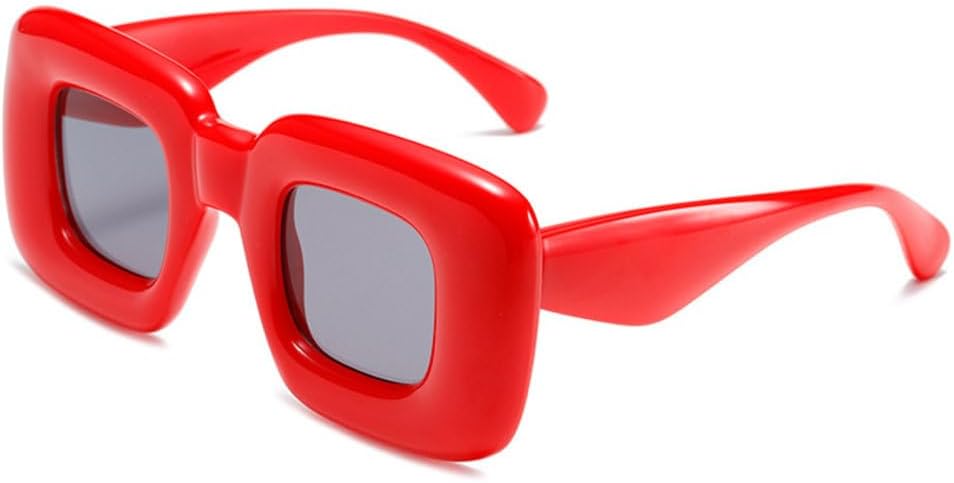 

Солнцезащитные очки MUTYNE Retro Square Candy Color для женщин, защита от УФ-излучения UV400, модные очки для мужчин, красные и желтые, уникальные солнцезащитные очки, C2