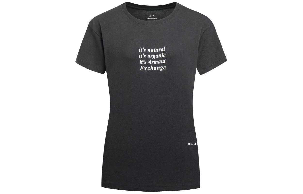 

ARMANI EXCHANGE Футболка AE черная женская