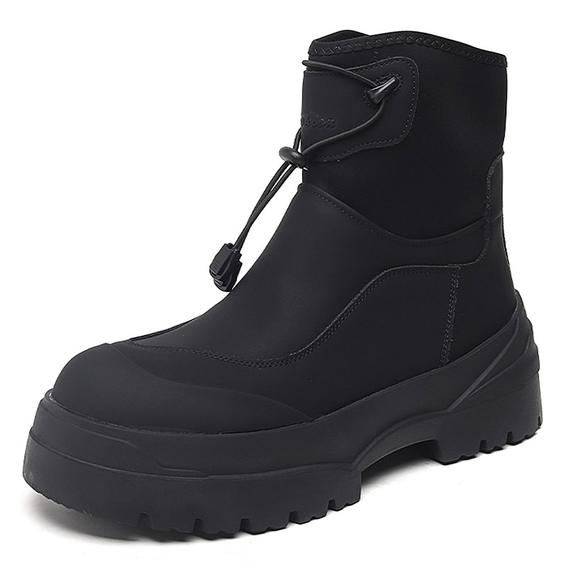 

Термостойкие нескользящие короткие зимние ботинки для мужчин Cachiotti, Black Padded