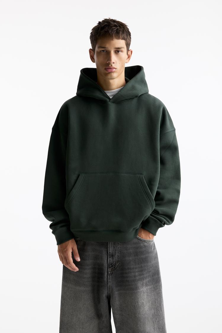 

Толстовка свободного кроя Pull And Bear, зеленый