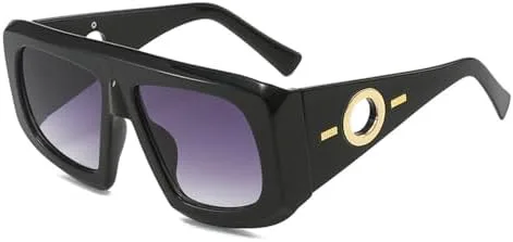 

Солнцезащитные очки 2027 года для женщин и мужчин, градиентные линзы, поликарбонат, золотая оправа, винтажный стиль, защита от ультрафиолета UV400 MTZJH, C1