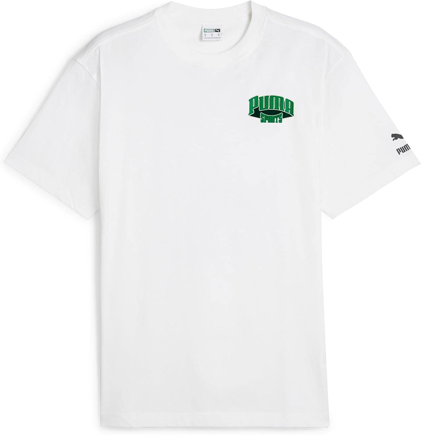 

Мужская футболка Puma 624395 Casual For The Fanbase с графическим принтом, белый