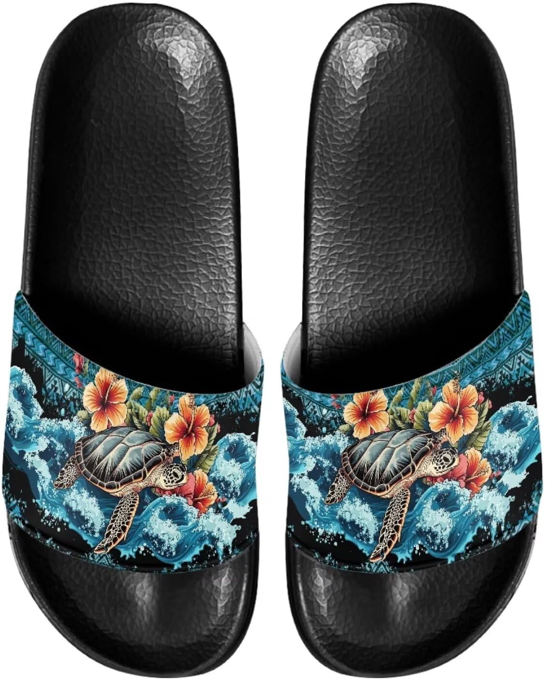 

Женские тапочки JUDENTIDOS с открытым носком, нескользящей подошвой, однотонной застежкой и мягкой плоской подошвой, голубой