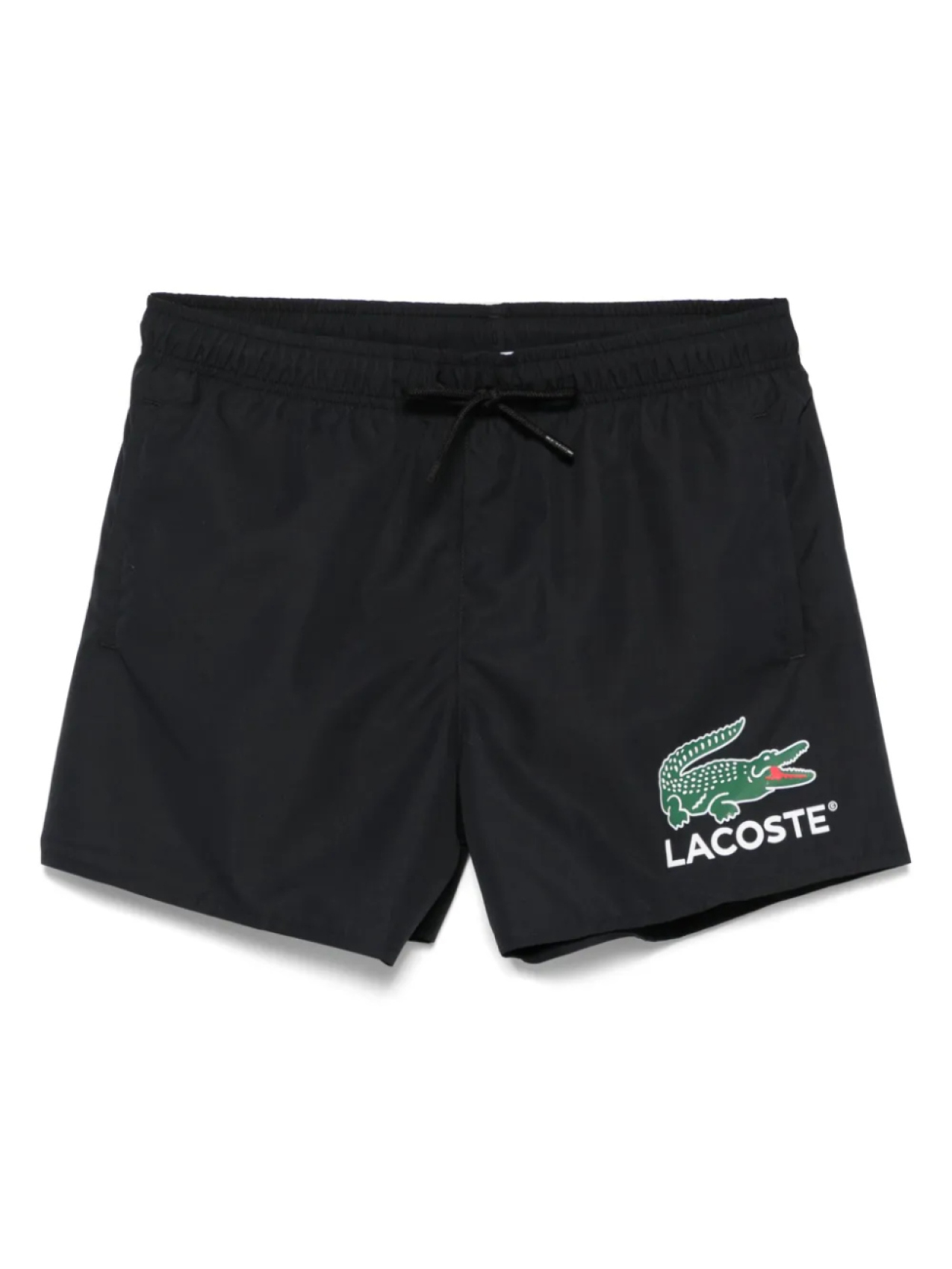 

Плавки-шорты с принтом Croc Lacoste, черный