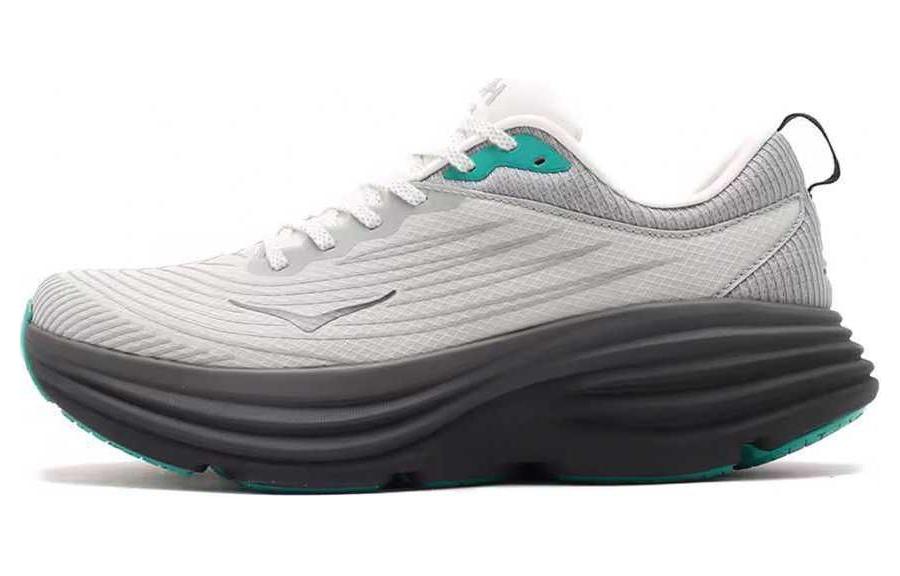 Бонди 8 'Стелс Тех' HOKA ONE ONE, Белый Черный Зеленый