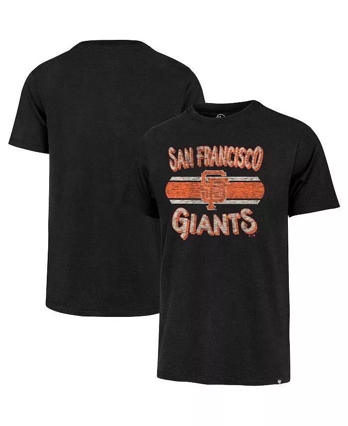

47 Brand Мужская черная футболка San Francisco Giants Renew Franklin '47 Brand