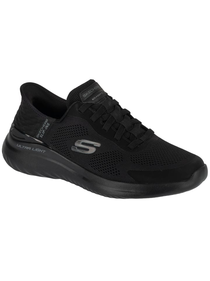 

Кроссовки на шнуровке Skechers, черный