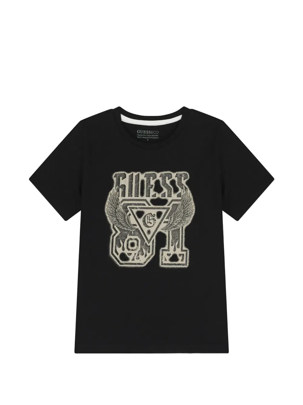 Футболка с графическим принтом Guess Kids, черный