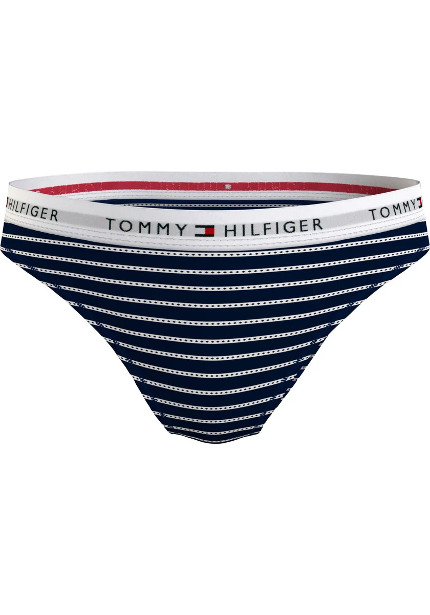 

Трусики бикини Tommy Hilfiger Underwear "BIKINI PRINT", с поясом с логотипом Tommy Hilfiger, цвет Argyle_Stripe_Desert_Sky