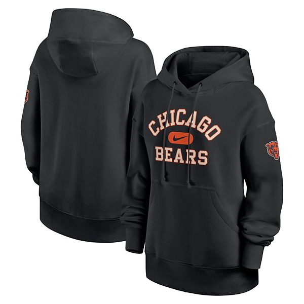 Женский черный худи Chicago Bears Oversized Legacy Phoenix Nike