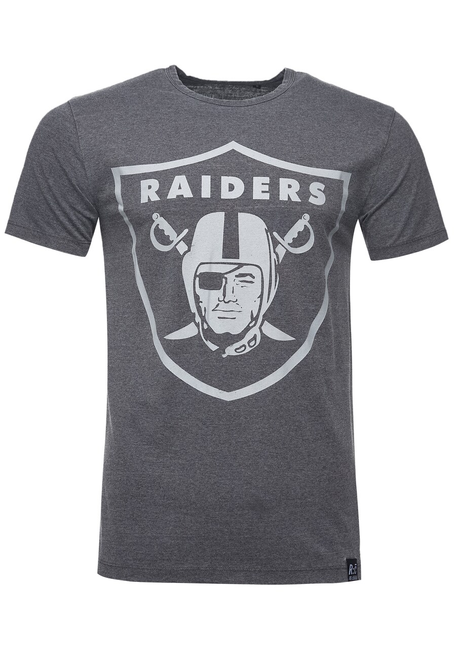 

Классическая футболка Recovered Shirt NFL Raiders Classic Vintage, темно-серый
