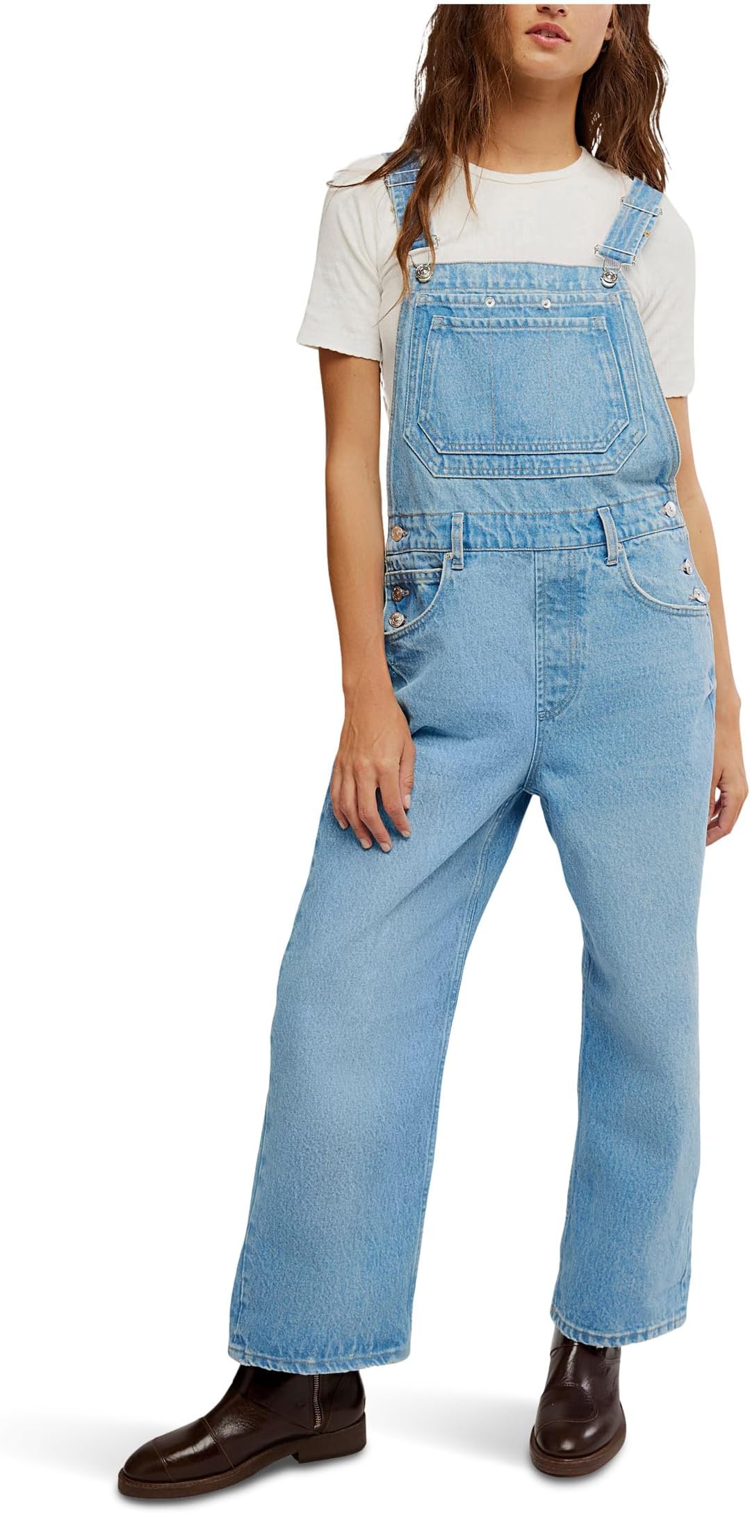 

Брюки Free People Deep Trance Overall, цвет Tunnel Vision