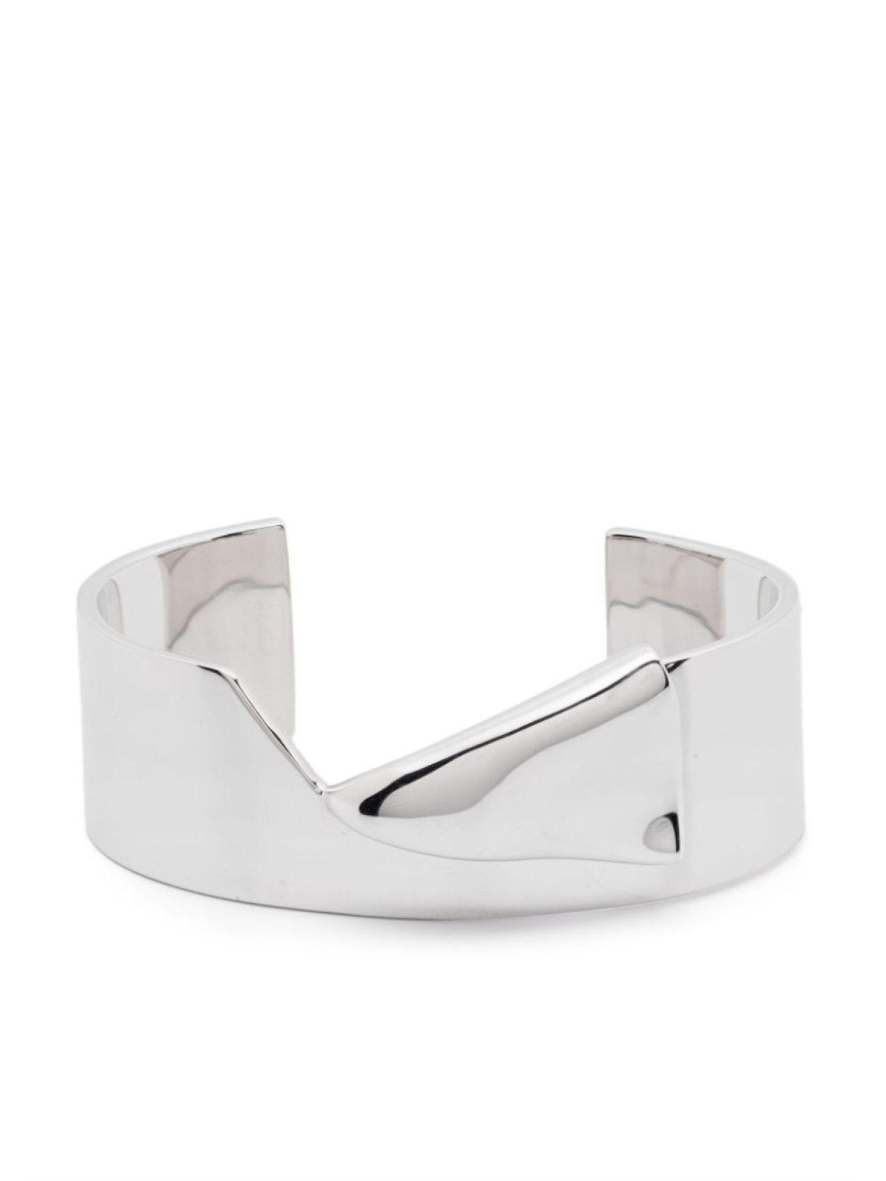 

Браслет Eddie Borgo Folded cuff, серебряный