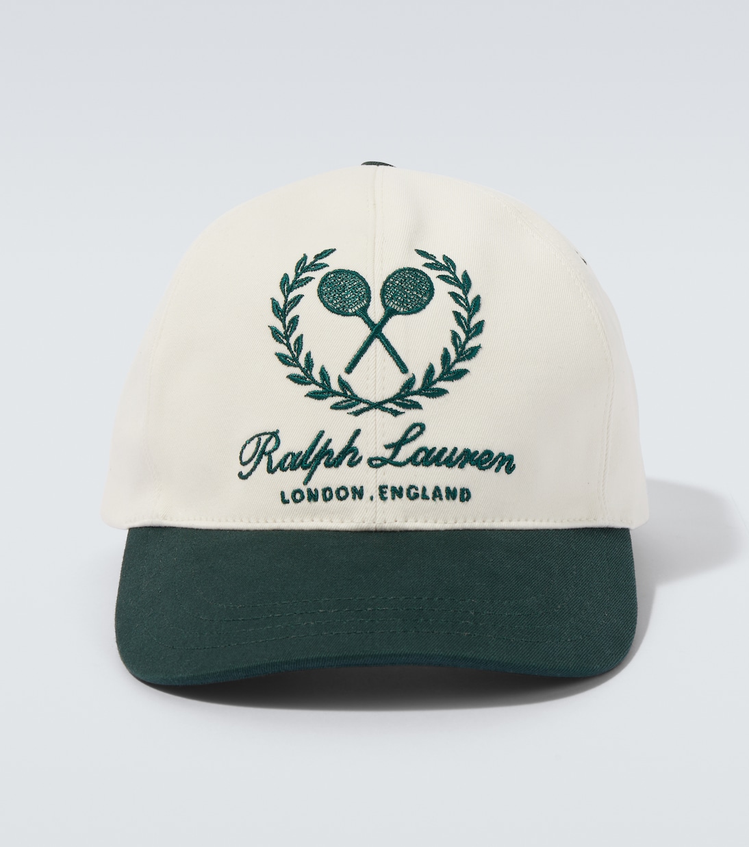 

Вышитая бейсболка из твила Ralph Lauren Purple Label, Classic Cream