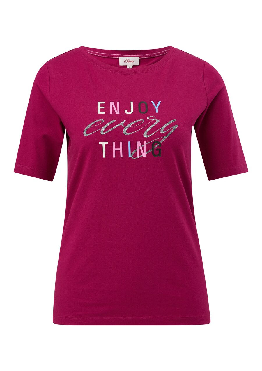 

Футболка s.Oliver Shirt, цвет dark pink