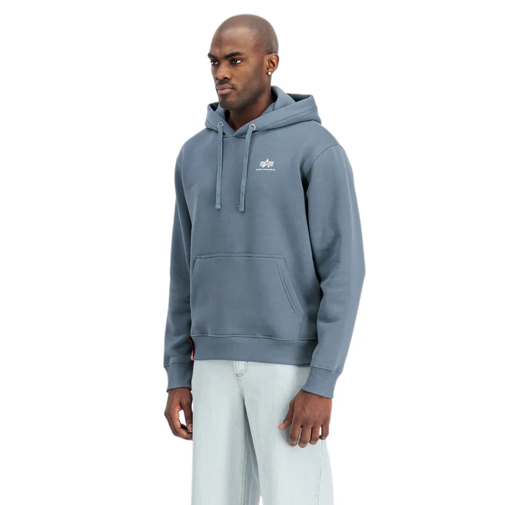 

Худи Alpha Industries Basic Small Logo, синий