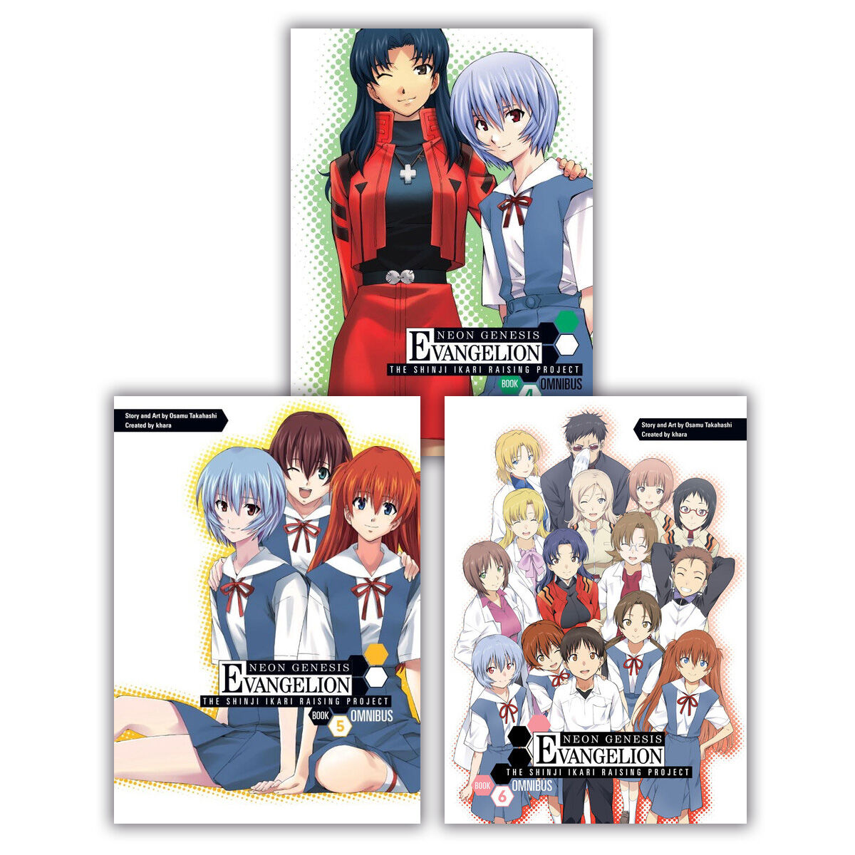 

Манга Neon Genesis Evangelion Shinji Ikari Raising Project Manga Omnibus (4-6) Bundle