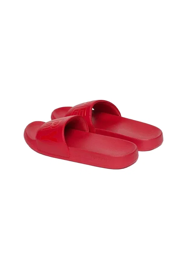 Тапочки Superdry code core pool sliders, Superdry & Co, рисково-красный — фото 4