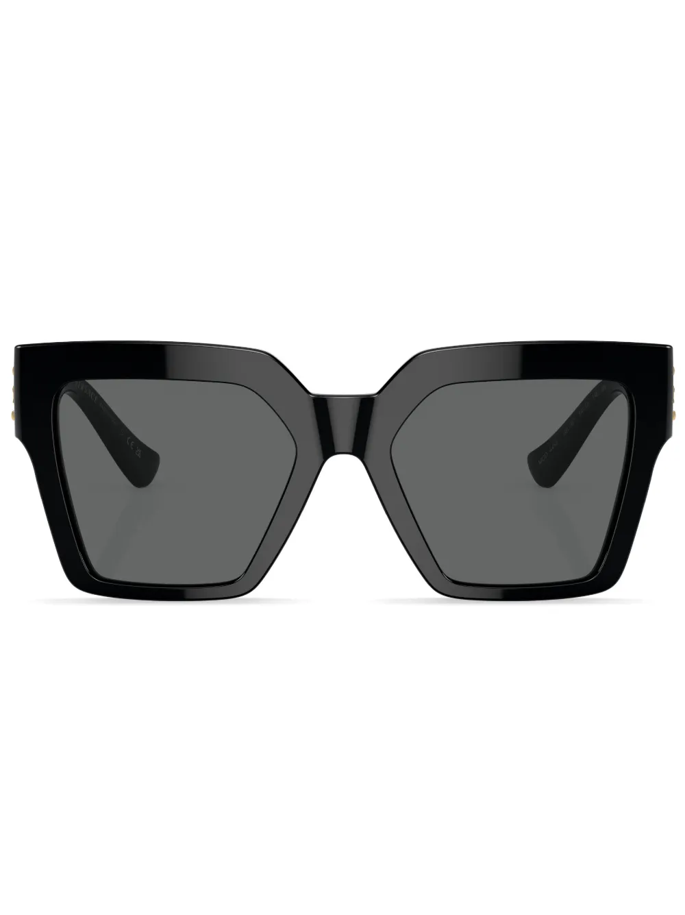 

Солнцезащитные очки в квадратной оправе Versace Eyewear, черный