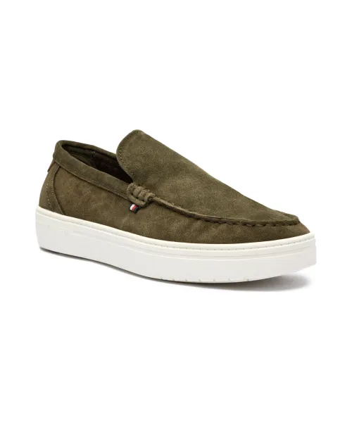 

Современные кожаные лоферы Tommy Hilfiger, зеленый