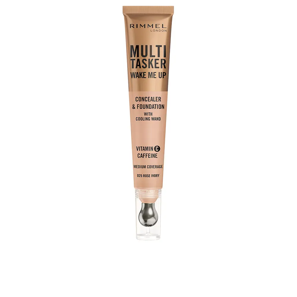 

Консилер Multitasker wake me up corrector y base de maquillaje Rimmel London, цвет Rose Ivory, 20 мл.