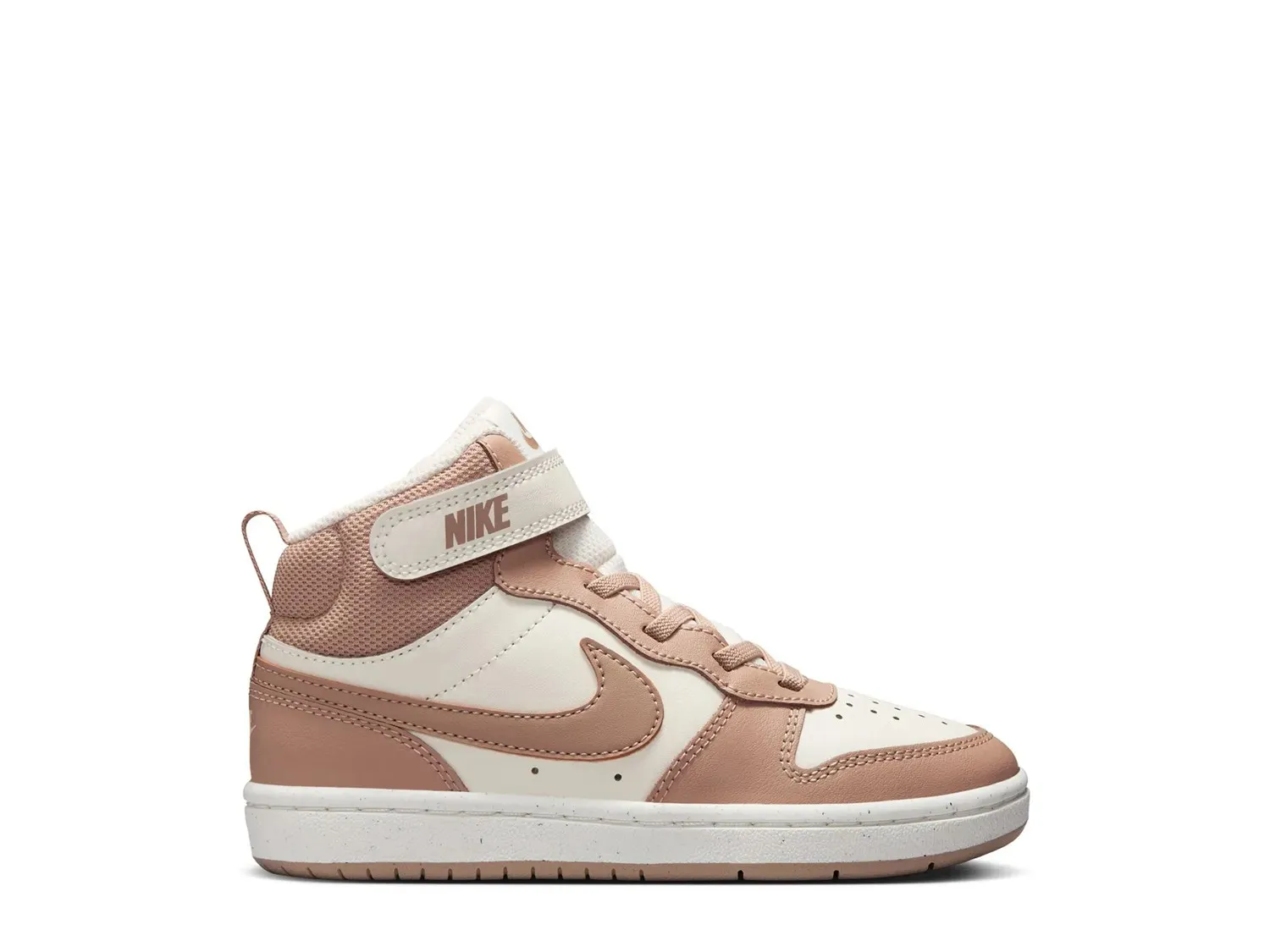 

Кроссовки Nike Court Borough Mid 2 — детские, бежевые