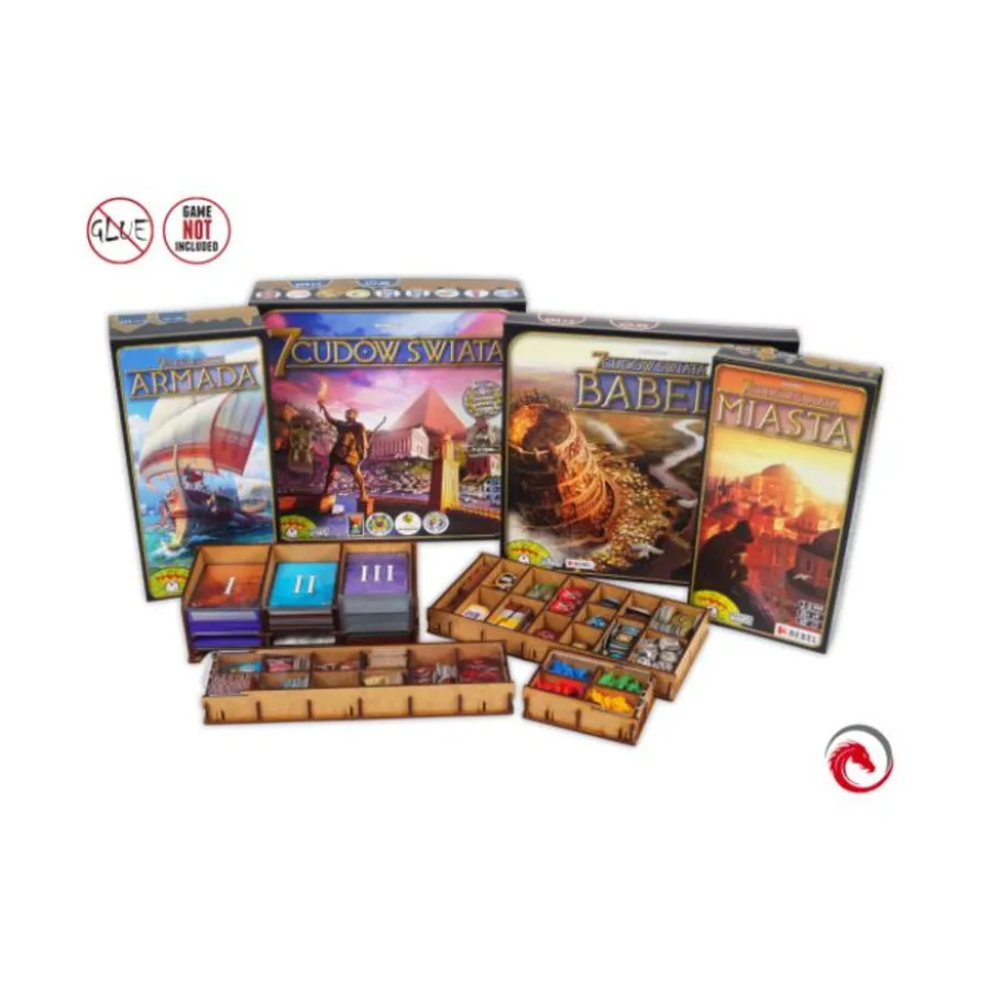 

Вставка для 7 чудес с расширениями, Box Inserts (E-Raptor)