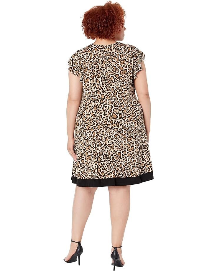 

Платье Michael Kors Plus Size Border Crisscross Dress, цвет Husk