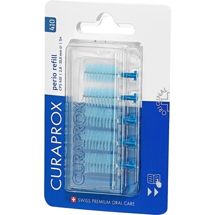 

Межзубные ершики CPS 410 Perio Refill 5 шт. Синий 2,8 мм Диаметр 10 мм Эффективность Curaprox