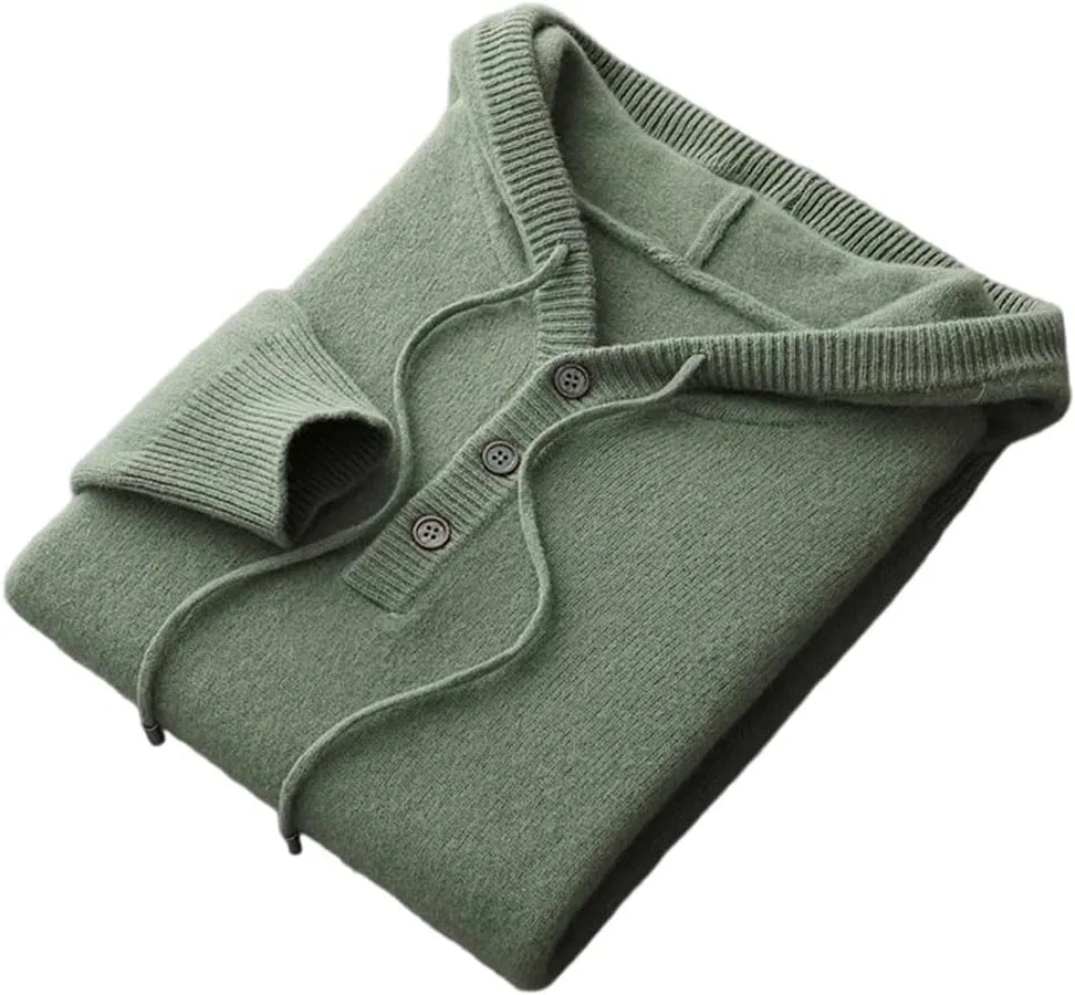 Свитер с капюшоном, шерсть, Generic, Zhu Ye En8