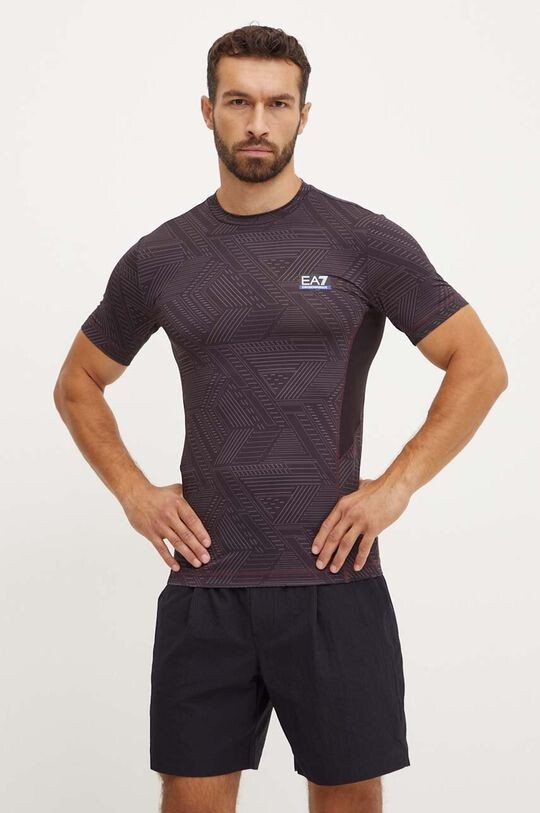 

Тренировочная футболка EA7 Emporio Armani, черный
