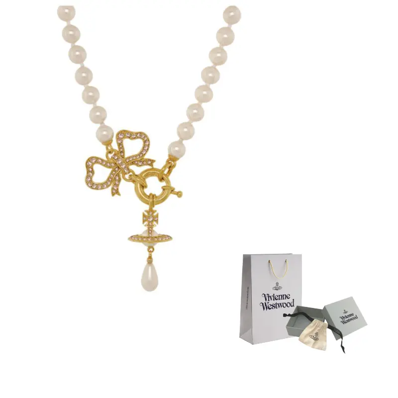 

Кулон-бант на цепочке Vivienne Westwood, золотой