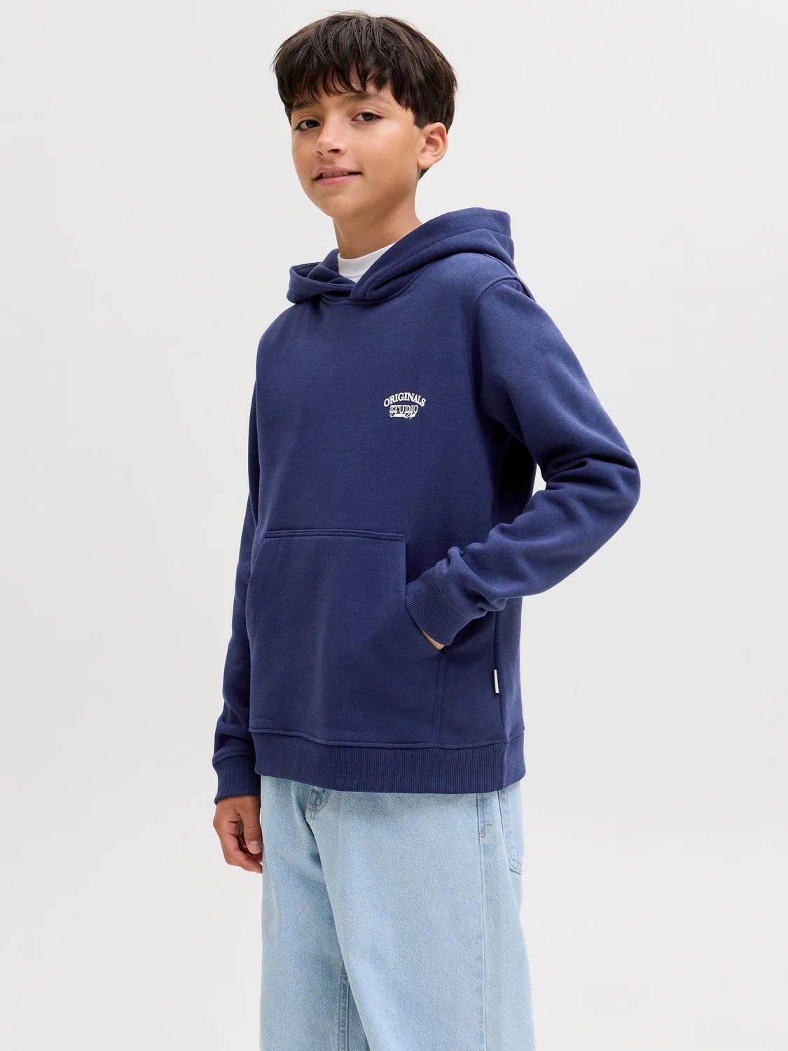 Капюшонный свитер океанская пещера JACK & JONES Junior, ocean cavern — фото 3