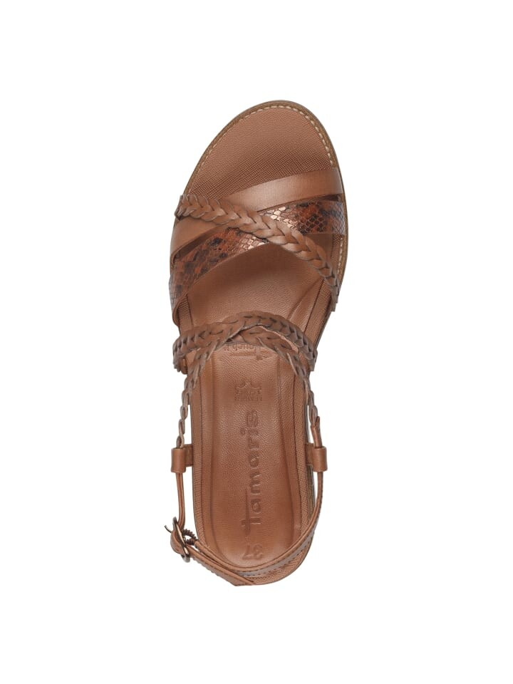 Сандалии на плоской подошве Tamaris Sandalette, коричневый — фото 2