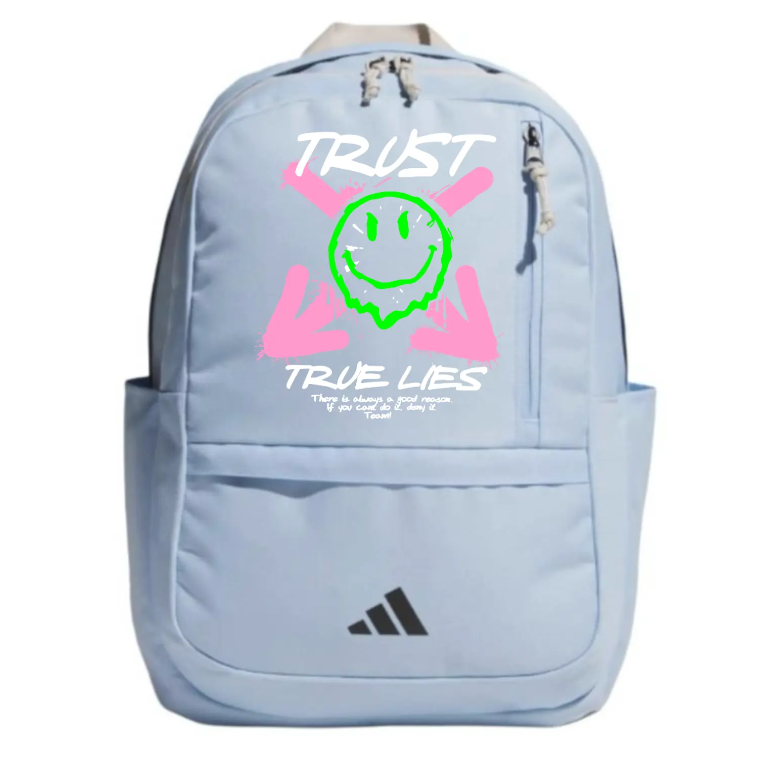 

Adidas Тканевый рюкзак унисекс глянцевый синий, Trust