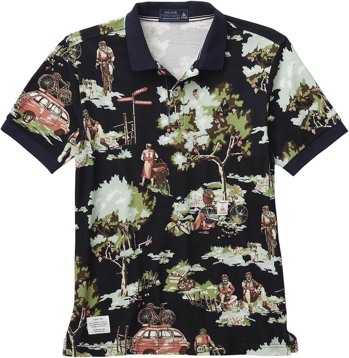 

Мужская рубашка-поло с коротким рукавом le coq sportif QL-710141