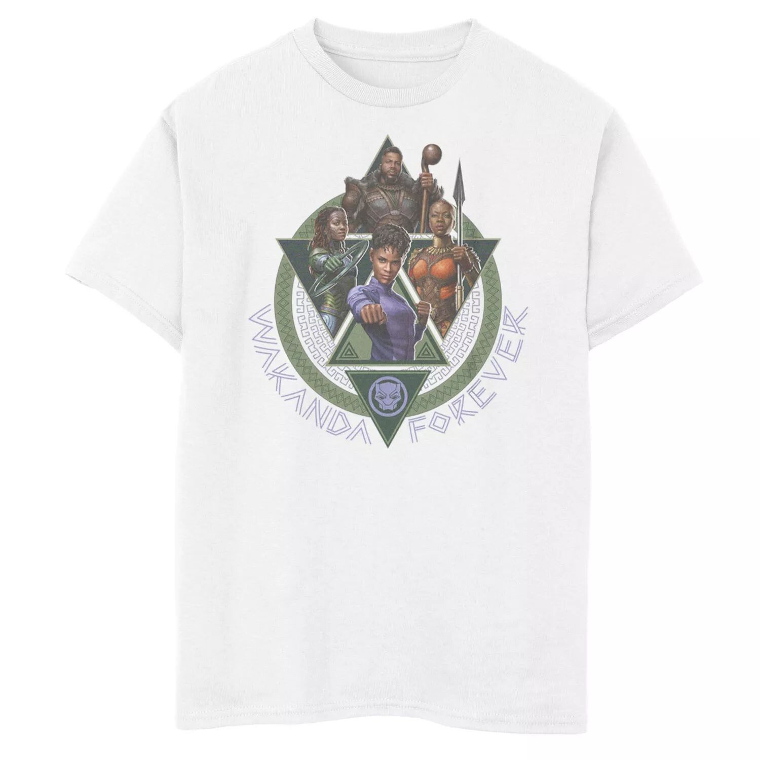 

Футболка с рисунком Marvel Wakanda Forever Squad Wakanda для мальчиков 8–20 лет Licensed Character
