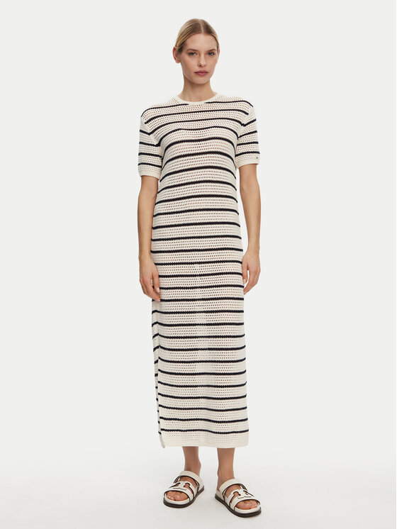 

Летнее платье облегающего кроя Pointelle WW0WW44489 Tommy Hilfiger, бежевый