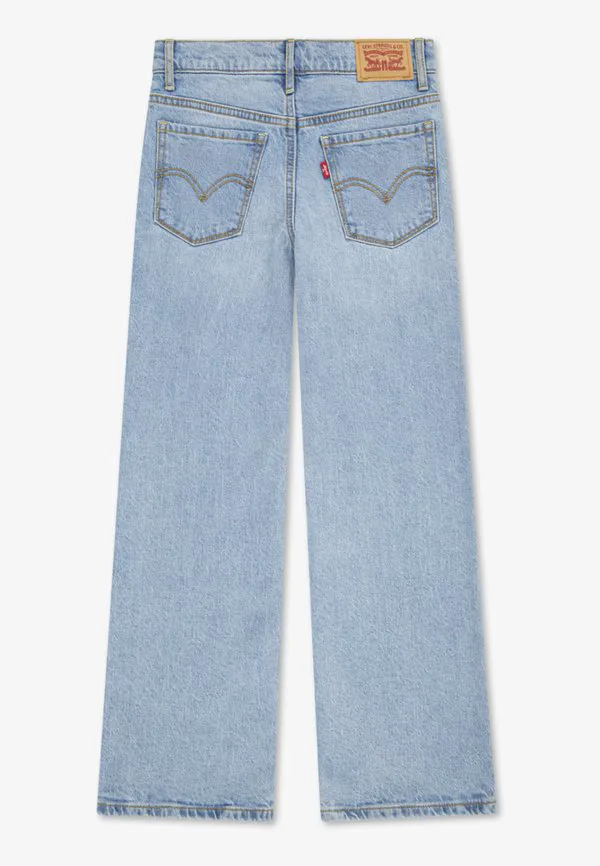 Джинсы свободного кроя с широкими штанинами Levi'S, Light Blue Denim — фото 2